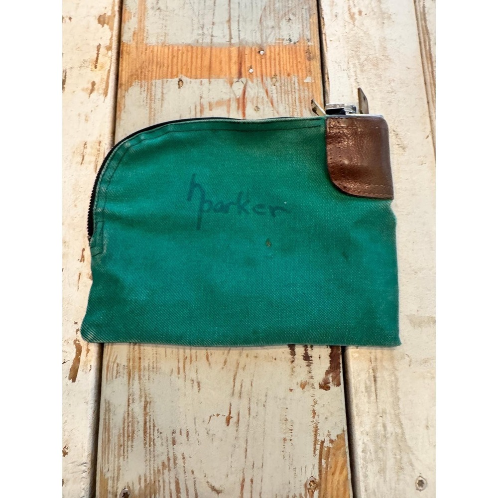 Vintage A Rifkin Co Wilkes Barre Arco Lock 7 Money Bank Deposit Bag w/ Key Works - Picture 3 of 7